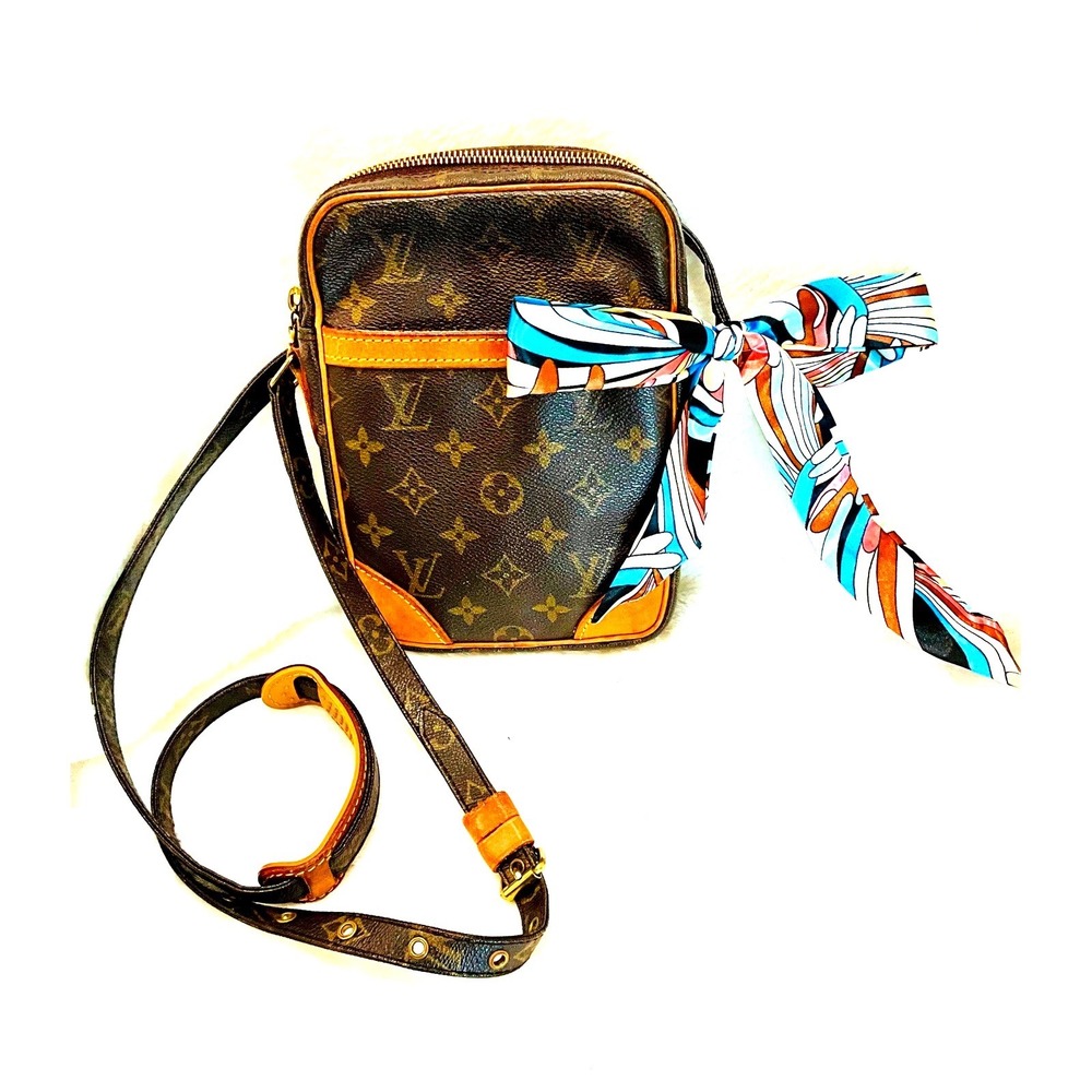 Louis Vuitton Danube Crossbody Bag Monogram Canvas Small Messenger Purse